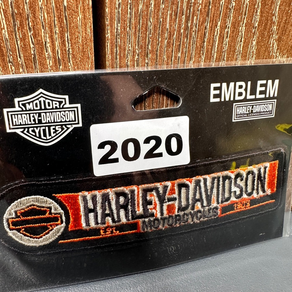 NEW 2007 Harley Davidson 5" Motorcycles Embroidered Sew On Patch Emblem Y2K Rare - Picture 2 of 6